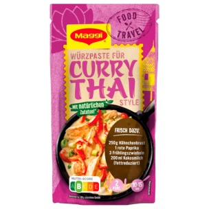 Maggi Food Travel Würzpaste für Curry Thai Style 65g